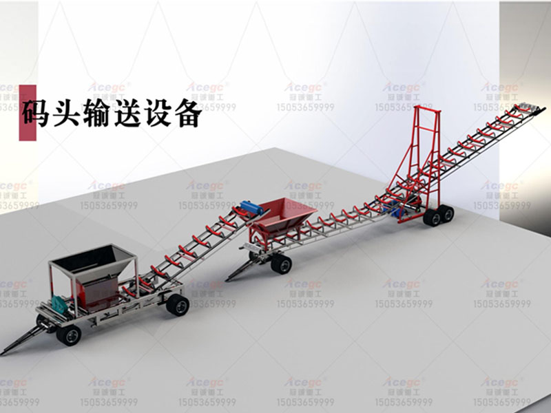 碼頭移動單齒輥破&移動輸送機(jī)組合